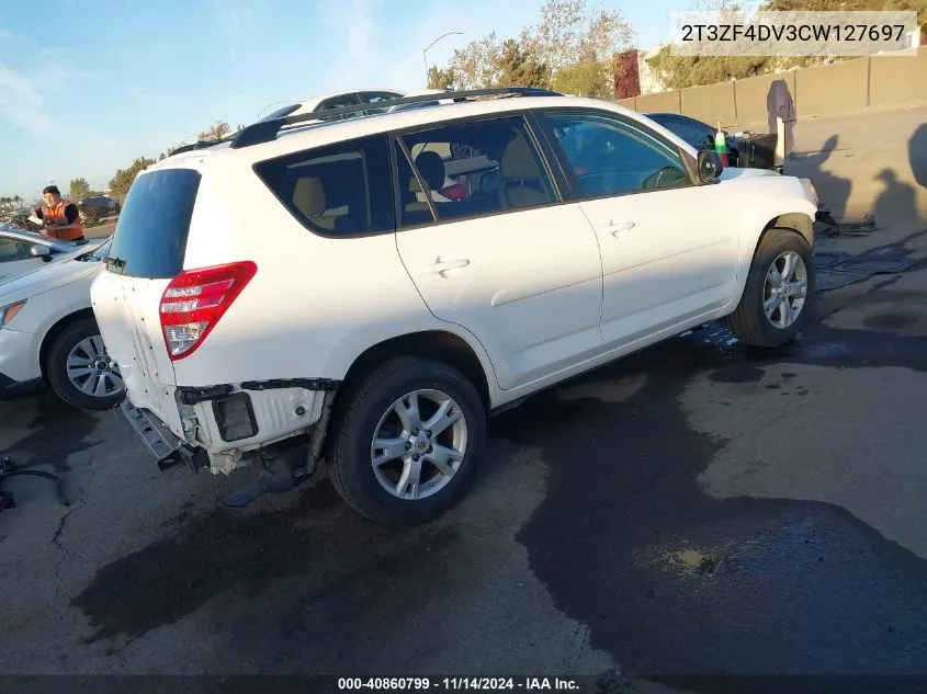 2T3ZF4DV3CW127697 2012 Toyota Rav4