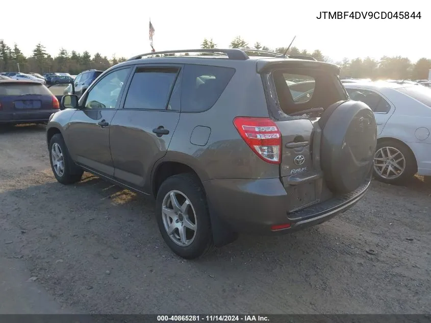 2012 Toyota Rav4 VIN: JTMBF4DV9CD045844 Lot: 40865281