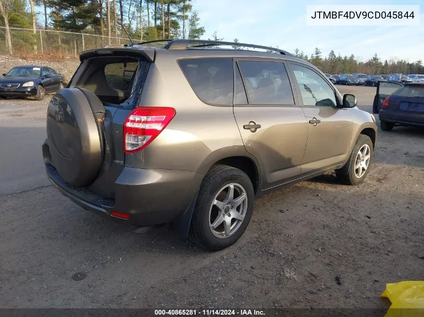 2012 Toyota Rav4 VIN: JTMBF4DV9CD045844 Lot: 40865281