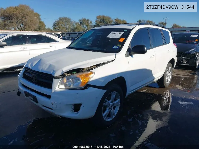 2012 Toyota Rav4 VIN: 2T3ZF4DV9CW131544 Lot: 40868517