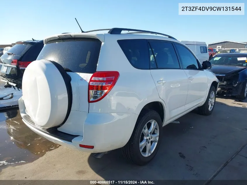 2012 Toyota Rav4 VIN: 2T3ZF4DV9CW131544 Lot: 40868517