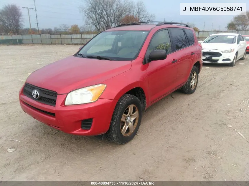 2012 Toyota Rav4 VIN: JTMBF4DV6C5058741 Lot: 40894733