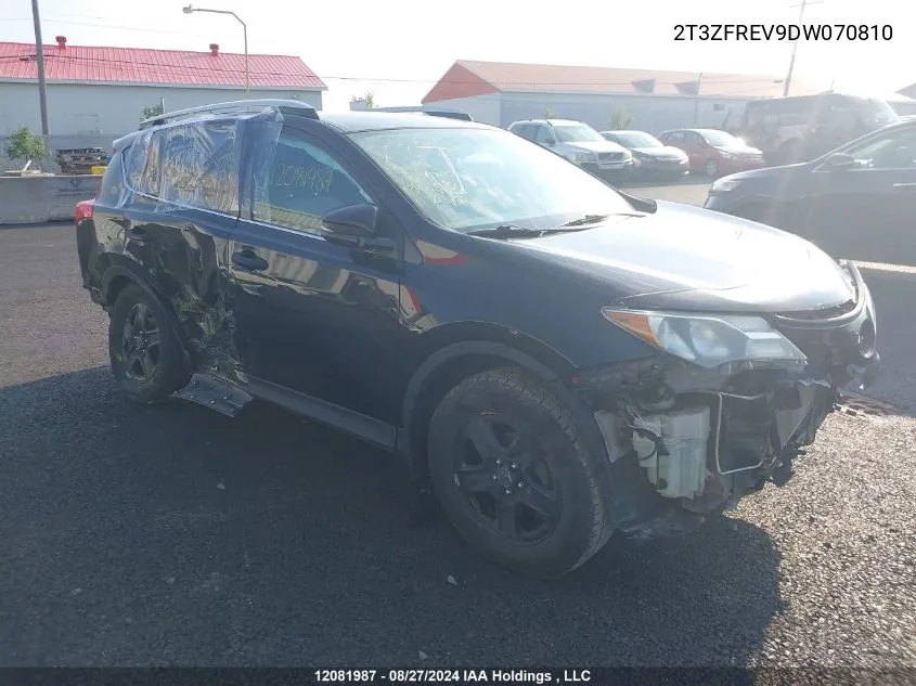 2T3ZFREV9DW070810 2013 Toyota Rav4 Le