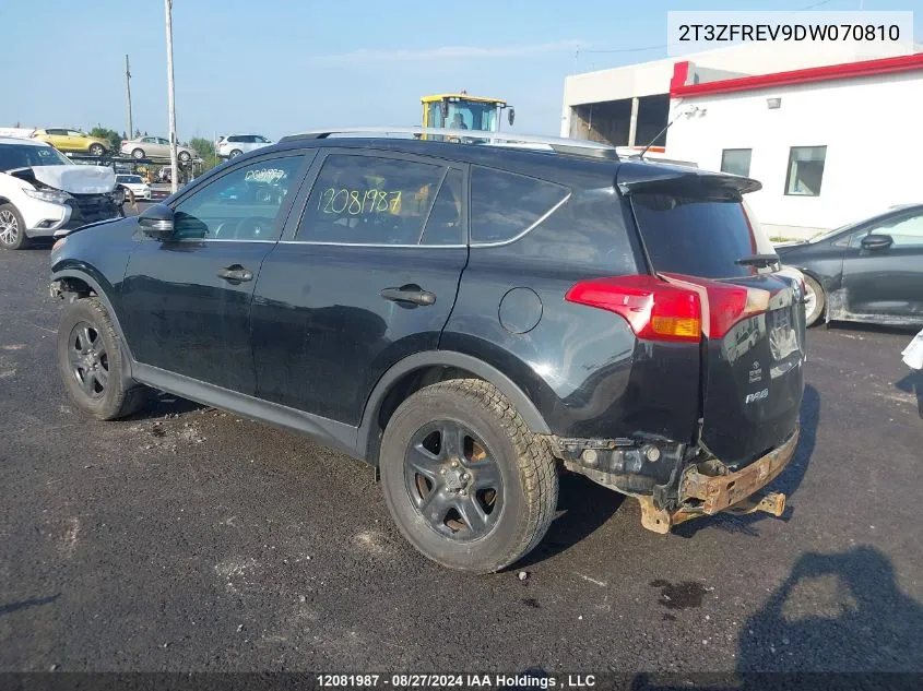 2T3ZFREV9DW070810 2013 Toyota Rav4 Le