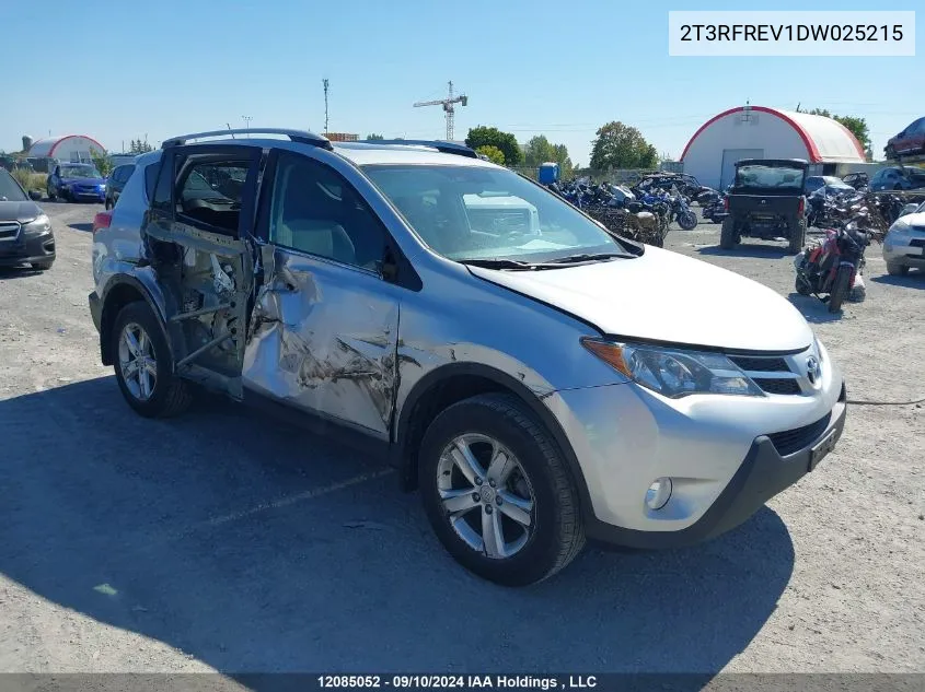 2T3RFREV1DW025215 2013 Toyota Rav4 Xle