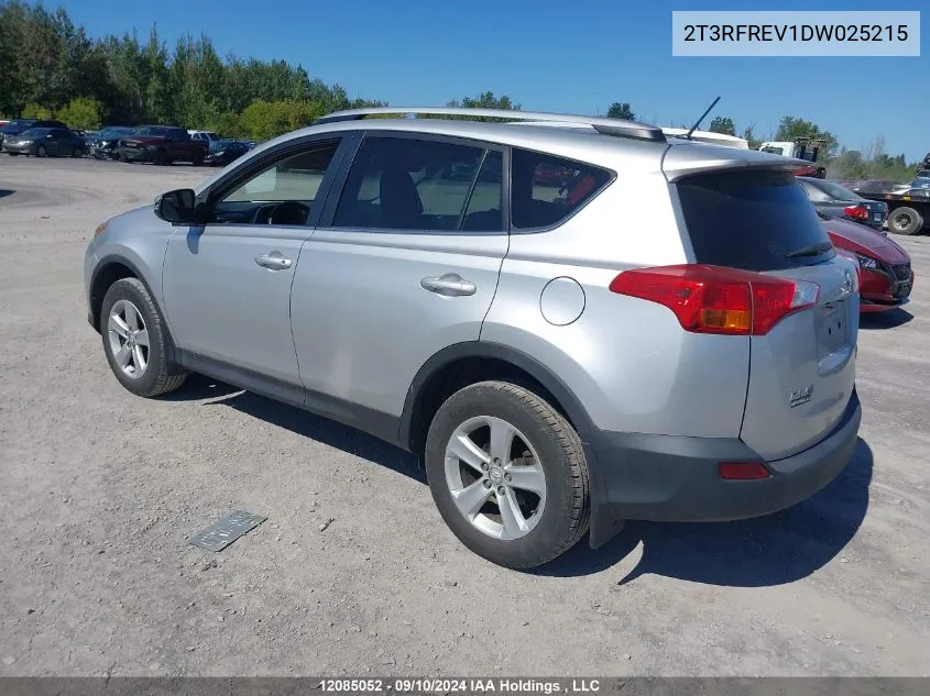 2T3RFREV1DW025215 2013 Toyota Rav4 Xle