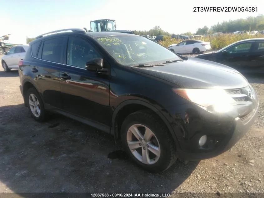 2013 Toyota Rav4 Xle VIN: 2T3WFREV2DW054581 Lot: 12087538