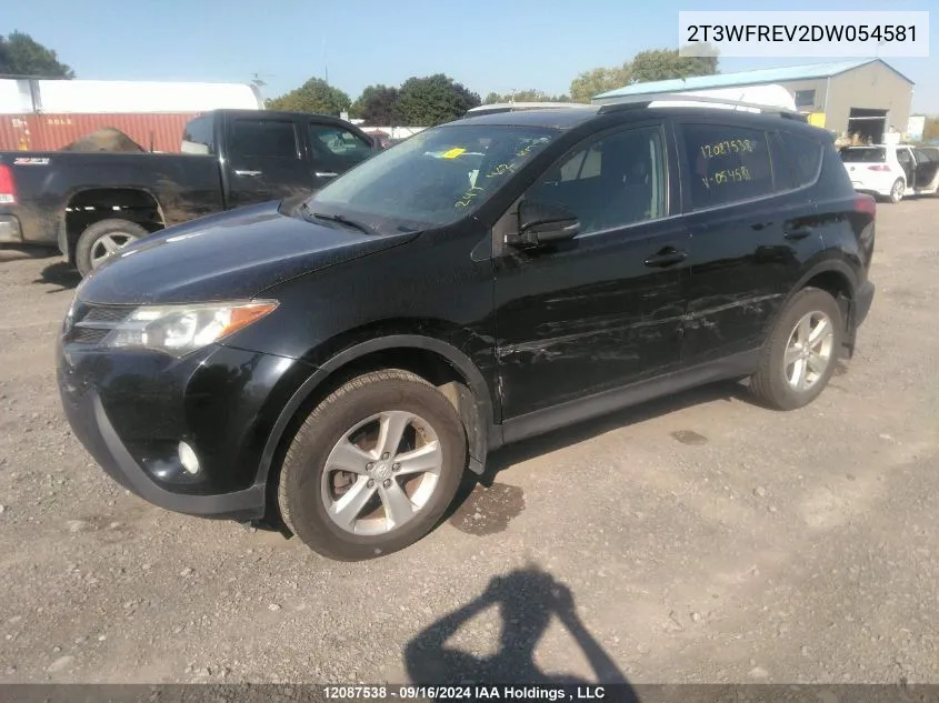 2T3WFREV2DW054581 2013 Toyota Rav4 Xle