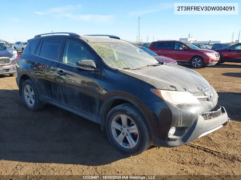 2013 Toyota Rav4 Xle VIN: 2T3RFREV3DW004091 Lot: 12128407