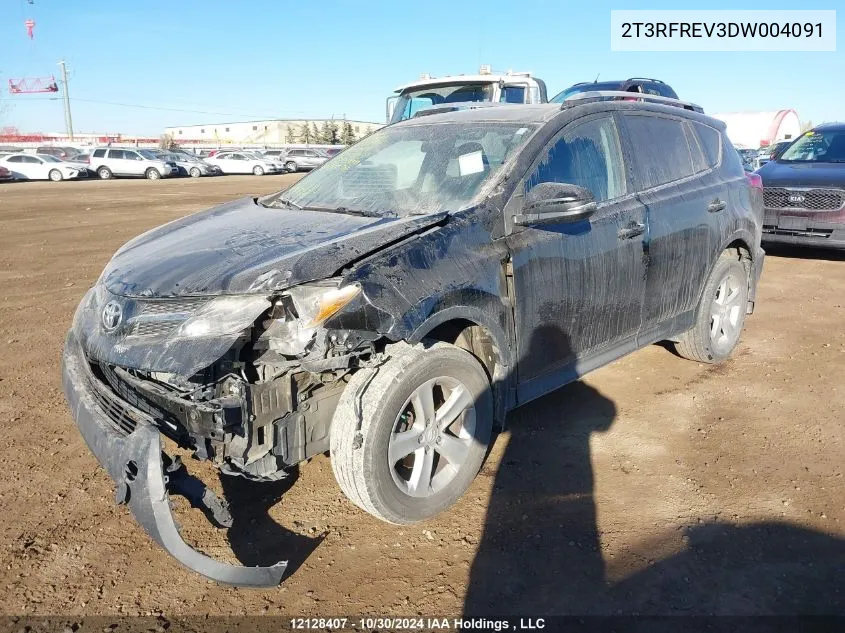 2013 Toyota Rav4 Xle VIN: 2T3RFREV3DW004091 Lot: 12128407