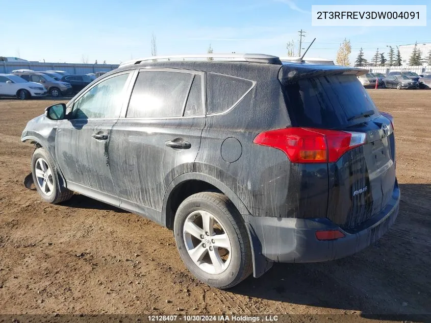 2013 Toyota Rav4 Xle VIN: 2T3RFREV3DW004091 Lot: 12128407