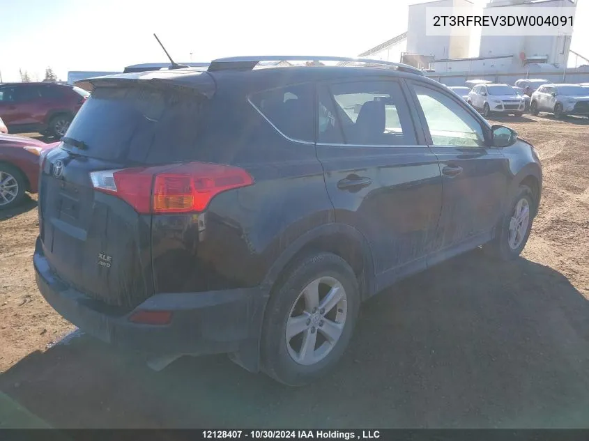 2013 Toyota Rav4 Xle VIN: 2T3RFREV3DW004091 Lot: 12128407