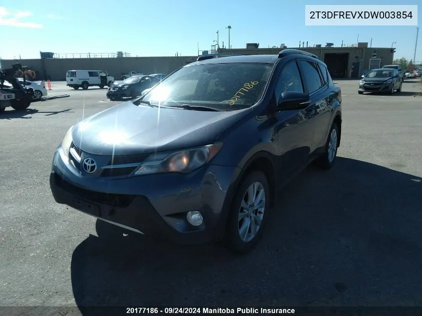 2013 Toyota Rav4 Limited VIN: 2T3DFREVXDW003854 Lot: 20177186