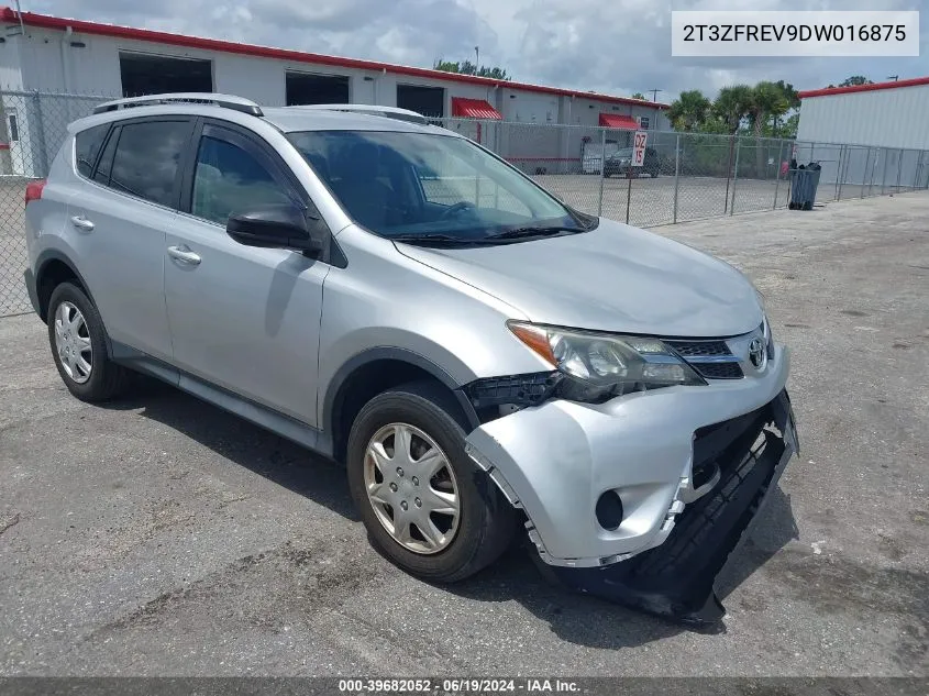 2013 Toyota Rav4 Le VIN: 2T3ZFREV9DW016875 Lot: 39682052