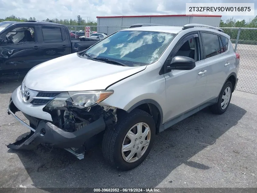 2013 Toyota Rav4 Le VIN: 2T3ZFREV9DW016875 Lot: 39682052