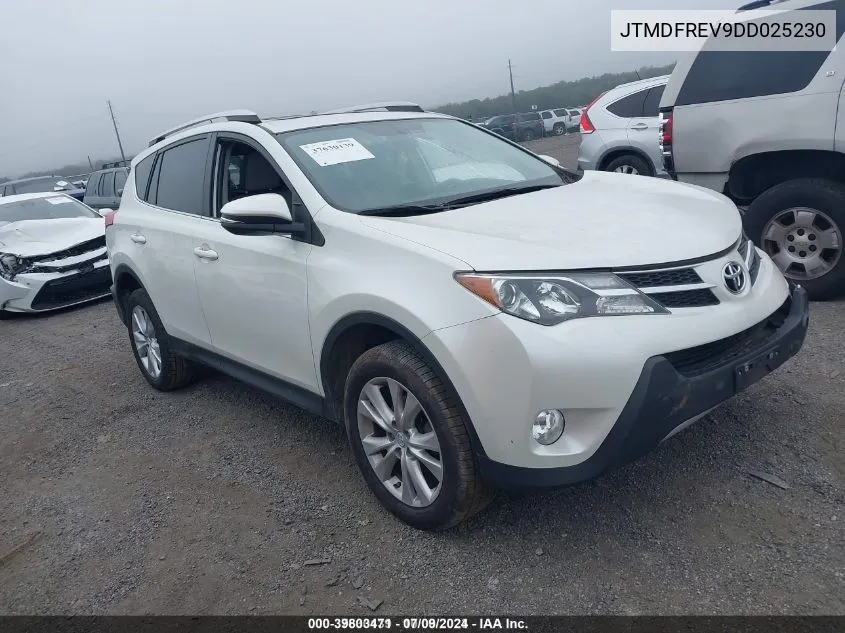 JTMDFREV9DD025230 2013 Toyota Rav4 Limited