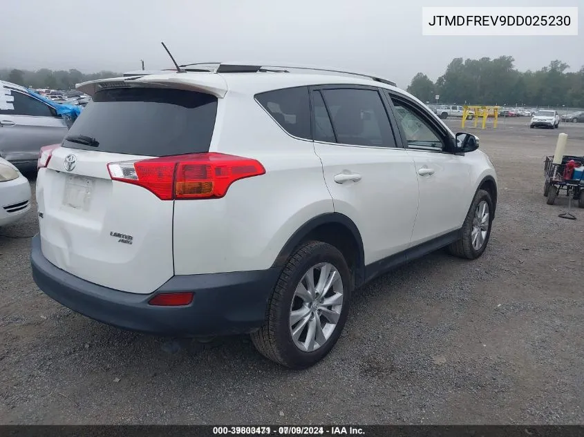 JTMDFREV9DD025230 2013 Toyota Rav4 Limited