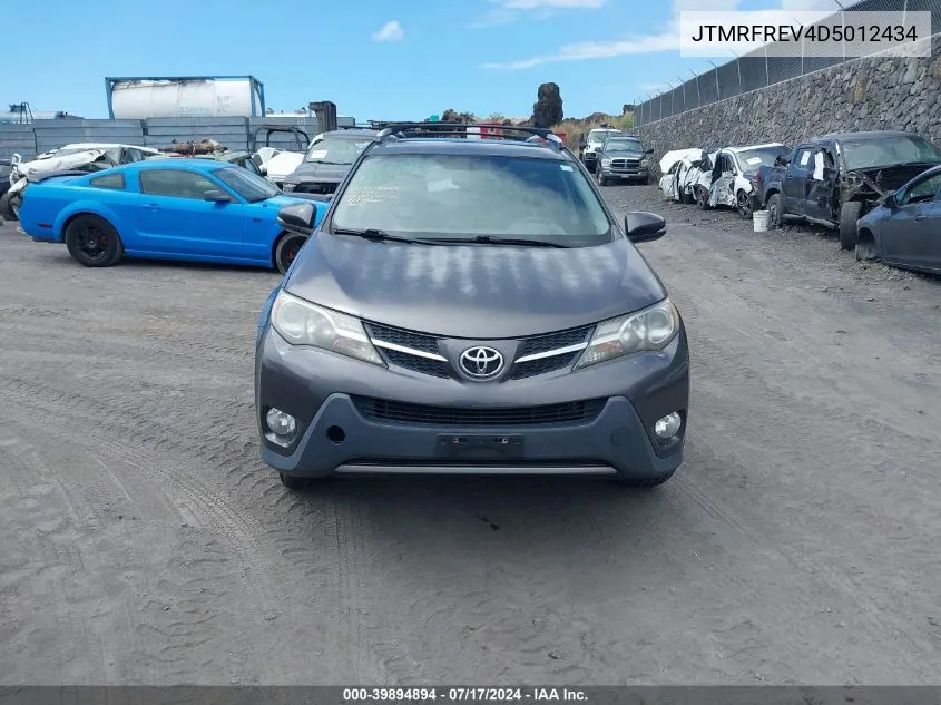 2013 Toyota Rav4 Xle VIN: JTMRFREV4D5012434 Lot: 39894894