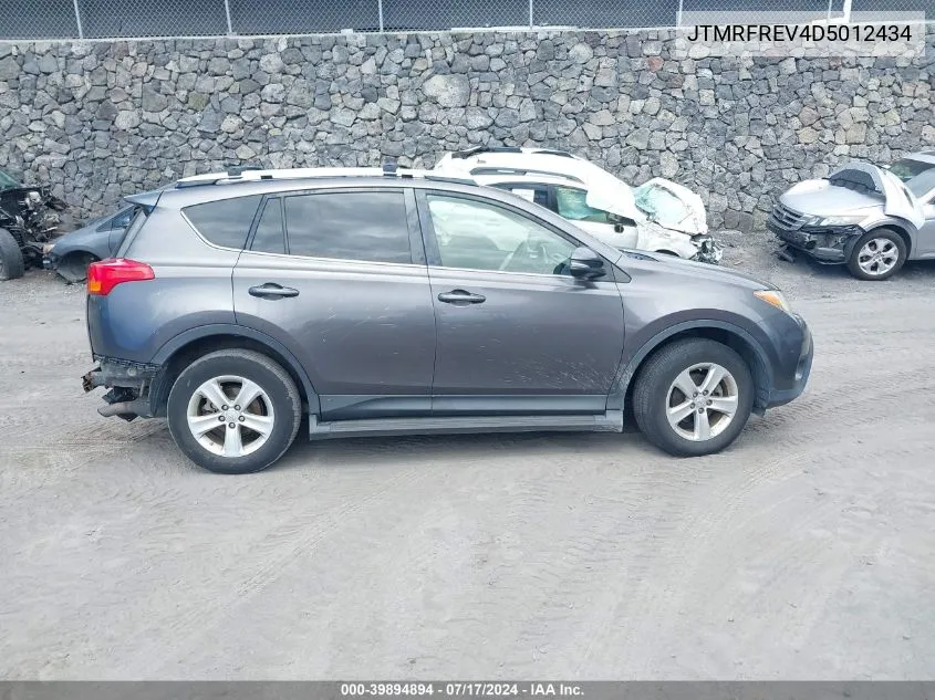 2013 Toyota Rav4 Xle VIN: JTMRFREV4D5012434 Lot: 39894894