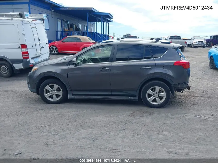 2013 Toyota Rav4 Xle VIN: JTMRFREV4D5012434 Lot: 39894894