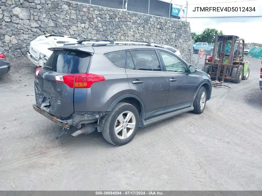 2013 Toyota Rav4 Xle VIN: JTMRFREV4D5012434 Lot: 39894894