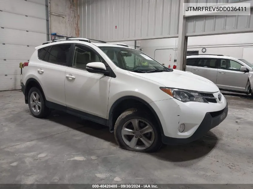 JTMRFREV5DD036411 2013 Toyota Rav4 Xle