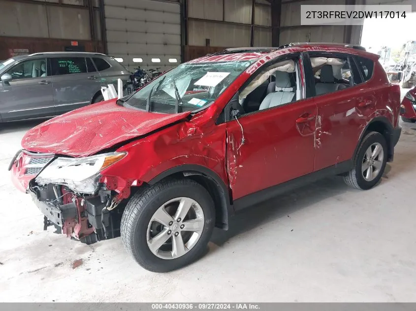 2T3RFREV2DW117014 2013 Toyota Rav4 Xle