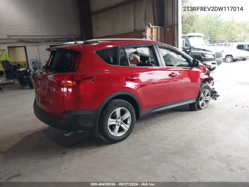 2T3RFREV2DW117014 2013 Toyota Rav4 Xle