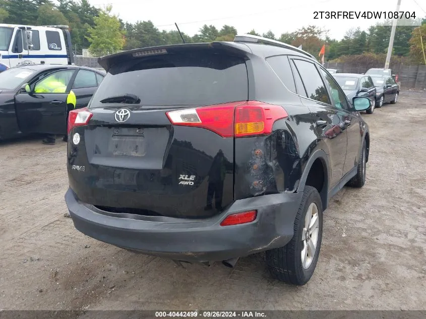 2T3RFREV4DW108704 2013 Toyota Rav4 Xle