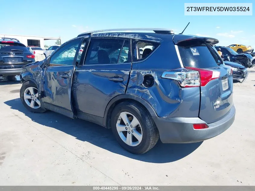 2T3WFREV5DW035524 2013 Toyota Rav4 Xle