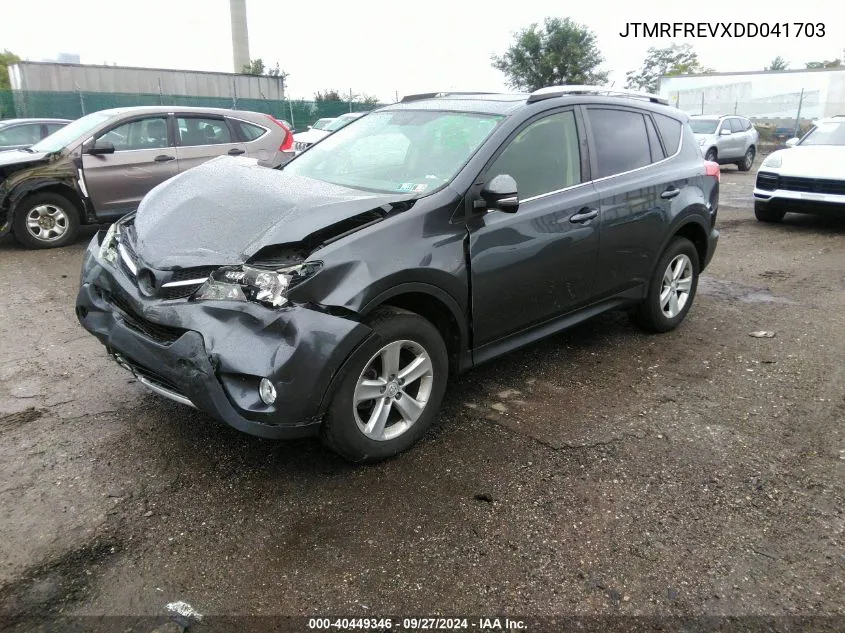 2013 Toyota Rav4 Xle VIN: JTMRFREVXDD041703 Lot: 40449346