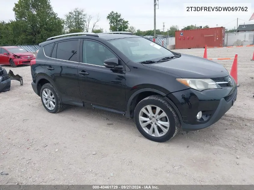 2013 Toyota Rav4 Limited VIN: 2T3DFREV5DW069762 Lot: 40461729