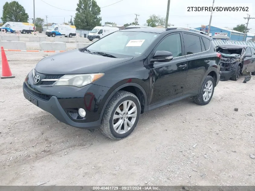 2013 Toyota Rav4 Limited VIN: 2T3DFREV5DW069762 Lot: 40461729