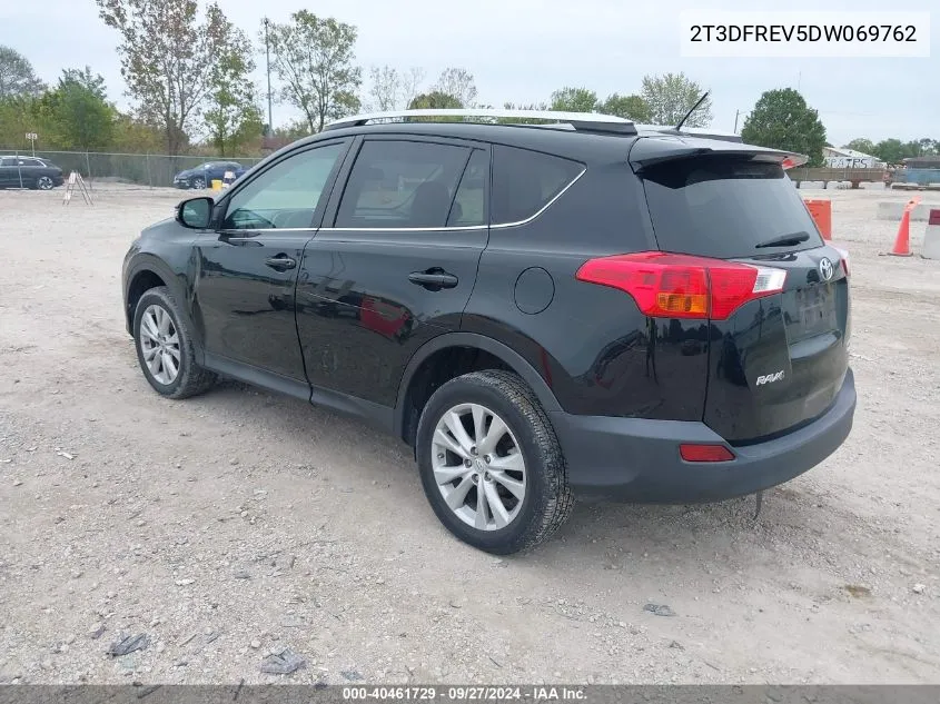 2013 Toyota Rav4 Limited VIN: 2T3DFREV5DW069762 Lot: 40461729