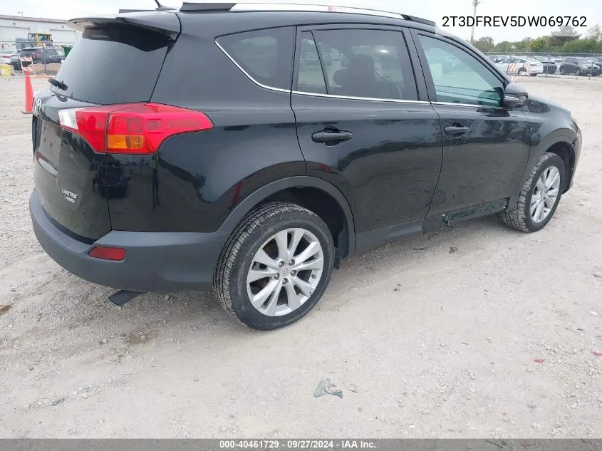 2013 Toyota Rav4 Limited VIN: 2T3DFREV5DW069762 Lot: 40461729