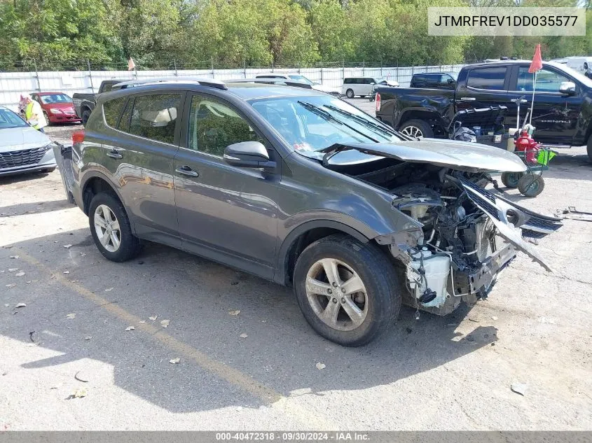 JTMRFREV1DD035577 2013 Toyota Rav4 Xle