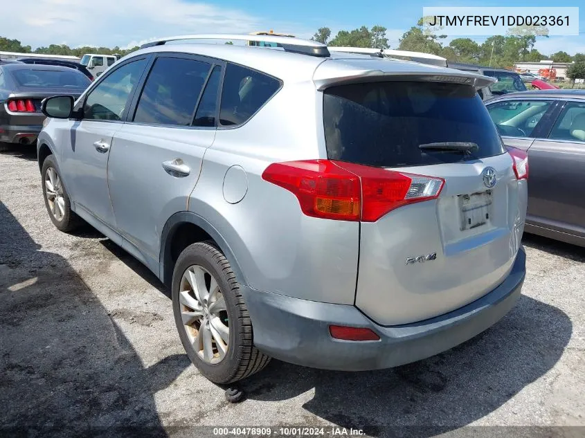 JTMYFREV1DD023361 2013 Toyota Rav4 Limited