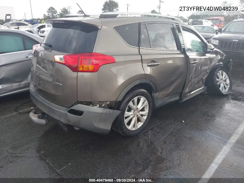 2013 Toyota Rav4 Limited VIN: 2T3YFREV4DW048239 Lot: 40479468