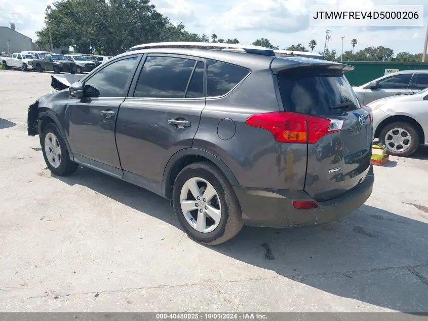 2013 Toyota Rav4 Xle VIN: JTMWFREV4D5000206 Lot: 40480025