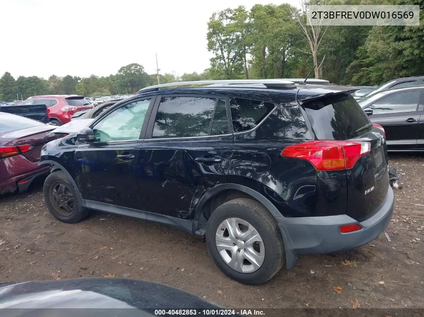 2013 Toyota Rav4 Le VIN: 2T3BFREV0DW016569 Lot: 40482853