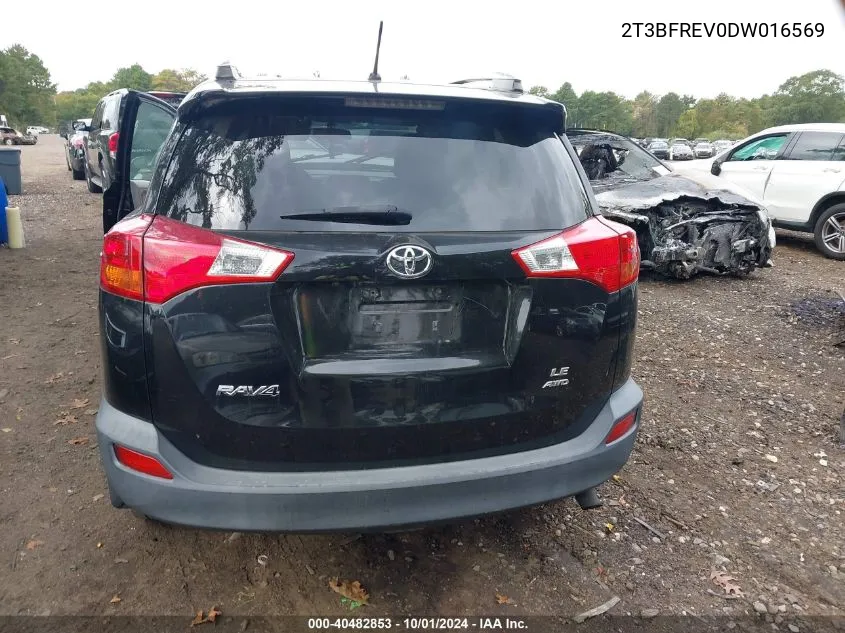 2013 Toyota Rav4 Le VIN: 2T3BFREV0DW016569 Lot: 40482853