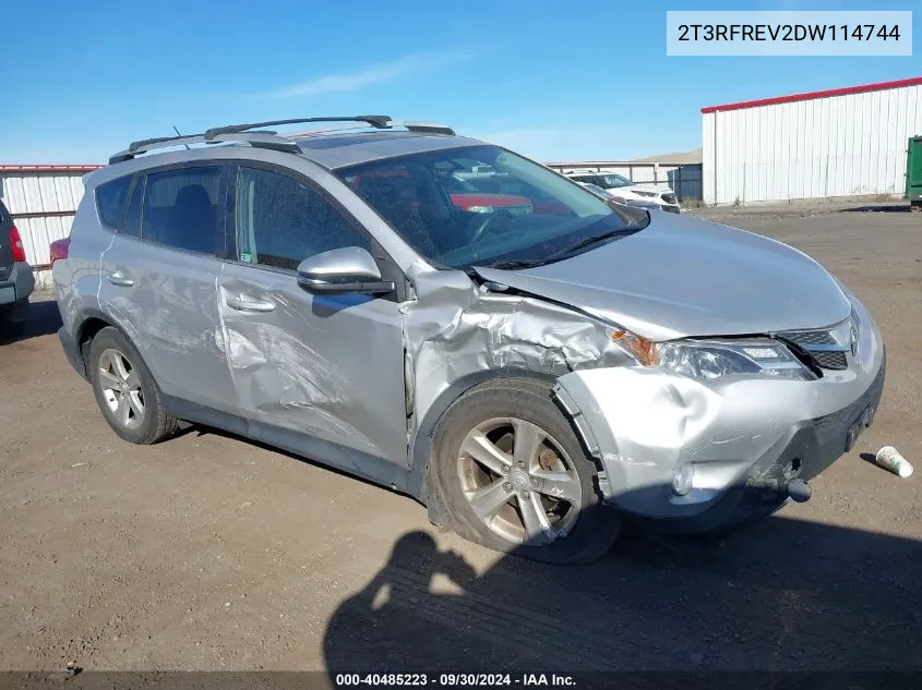 2T3RFREV2DW114744 2013 Toyota Rav4 Xle