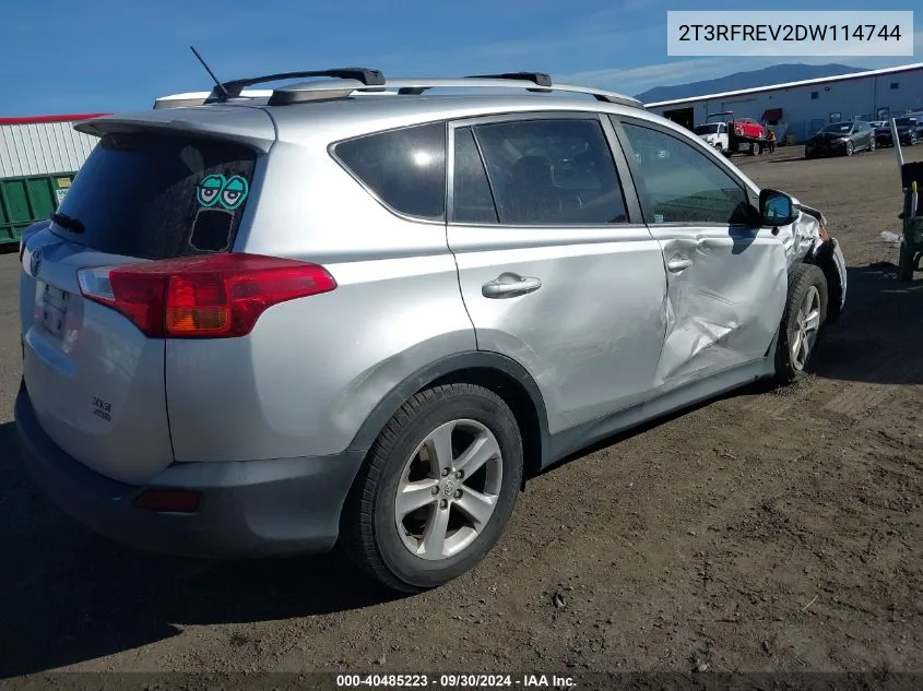 2013 Toyota Rav4 Xle VIN: 2T3RFREV2DW114744 Lot: 40485223