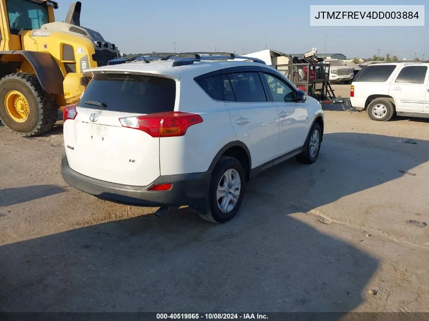 2013 Toyota Rav4 Le VIN: JTMZFREV4DD003884 Lot: 40519865