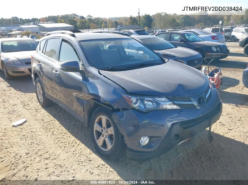 JTMRFREV2DD038424 2013 Toyota Rav4 Xle