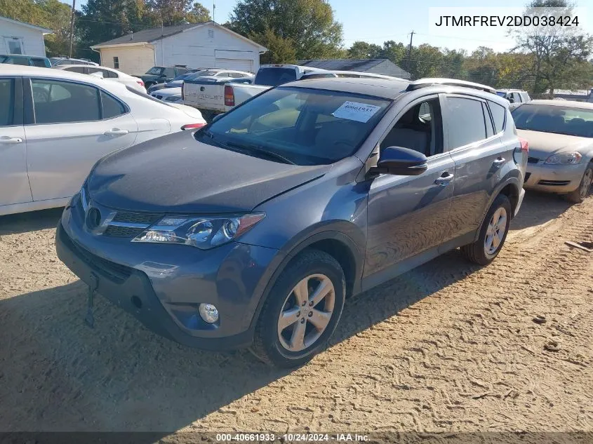 JTMRFREV2DD038424 2013 Toyota Rav4 Xle