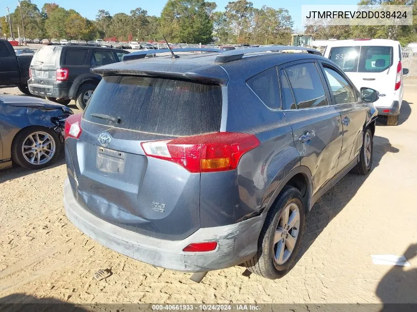 JTMRFREV2DD038424 2013 Toyota Rav4 Xle