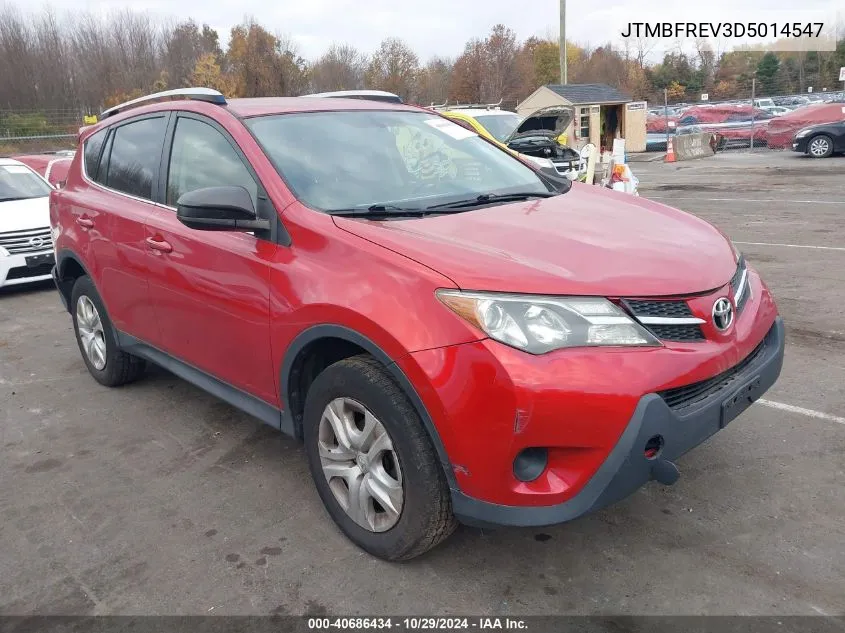 2013 Toyota Rav4 Le VIN: JTMBFREV3D5014547 Lot: 40686434