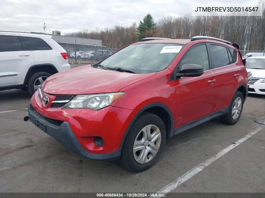 2013 Toyota Rav4 Le VIN: JTMBFREV3D5014547 Lot: 40686434