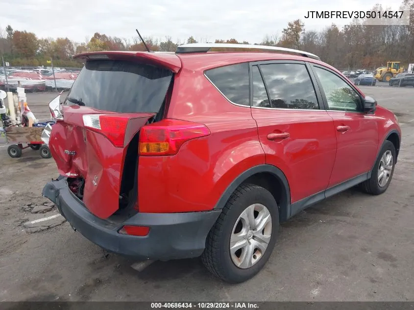 2013 Toyota Rav4 Le VIN: JTMBFREV3D5014547 Lot: 40686434